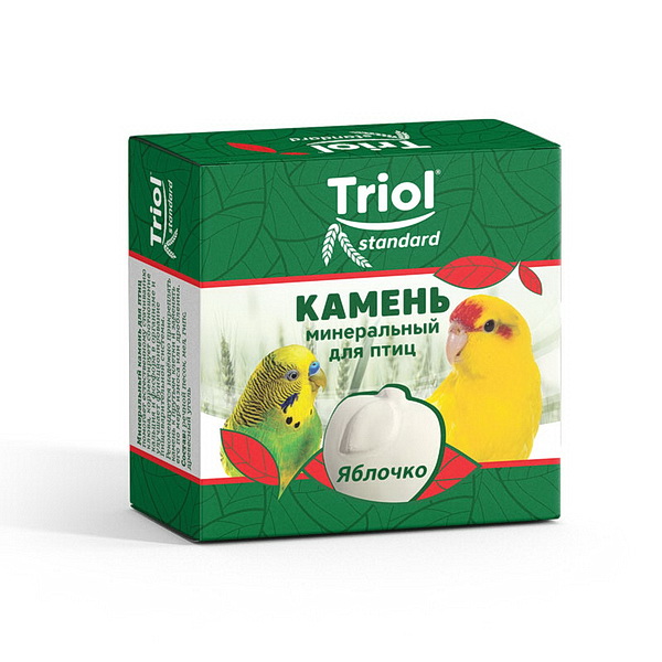 TRIOL минеральный камень для птиц Яблочко