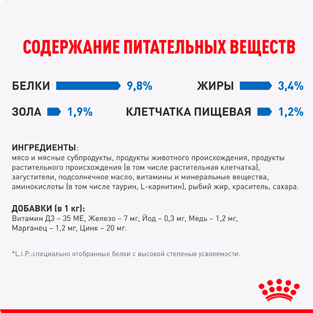 Royal Canin Indoor Sterilised Влажный корм (пауч) для стерилизованных кошек, живущих в помещении, 85 гр. 6