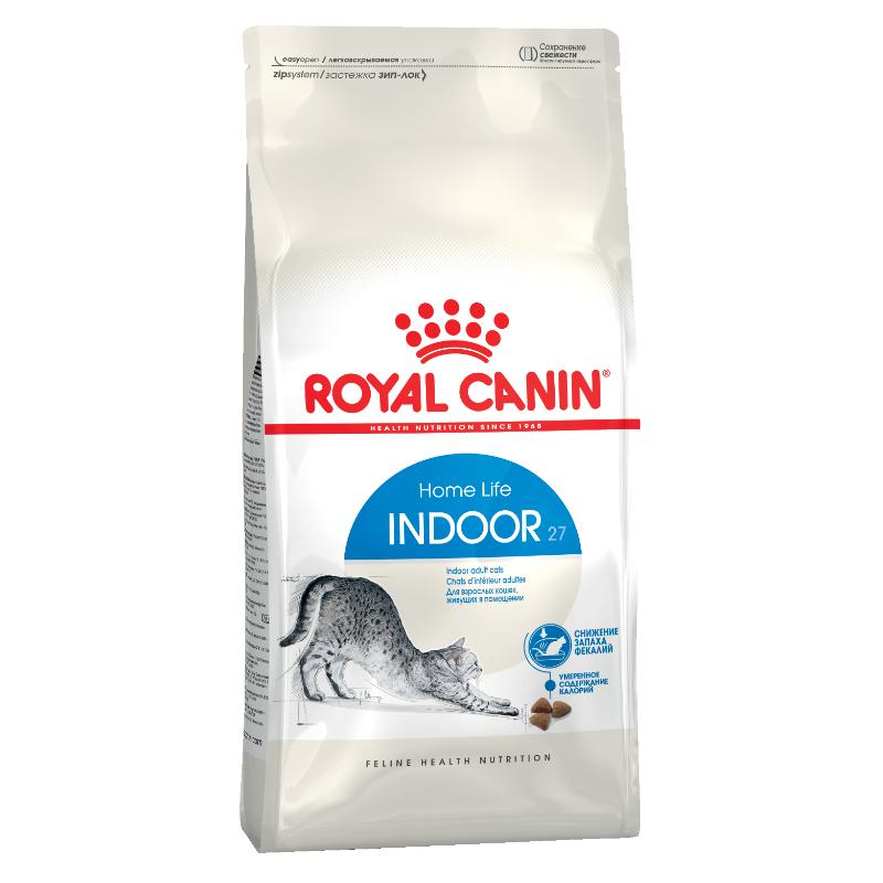 Royal Canin Indoor 27 Сбалансированный корм для кошек живущих в помещении 400 г