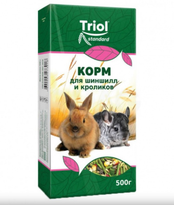 TRIOL STANDARD корм для шиншилл и кроликов (500 гр)