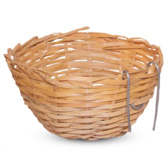 Triol Гнездо Natural для птиц из лозы d90*65мм 2