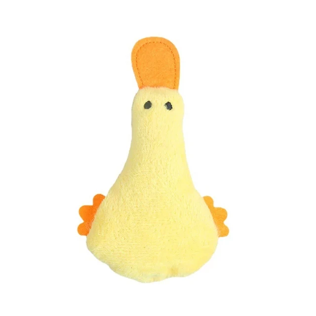 Игрушка для кошек Лизунец из кошачьей мяты Утка желтая