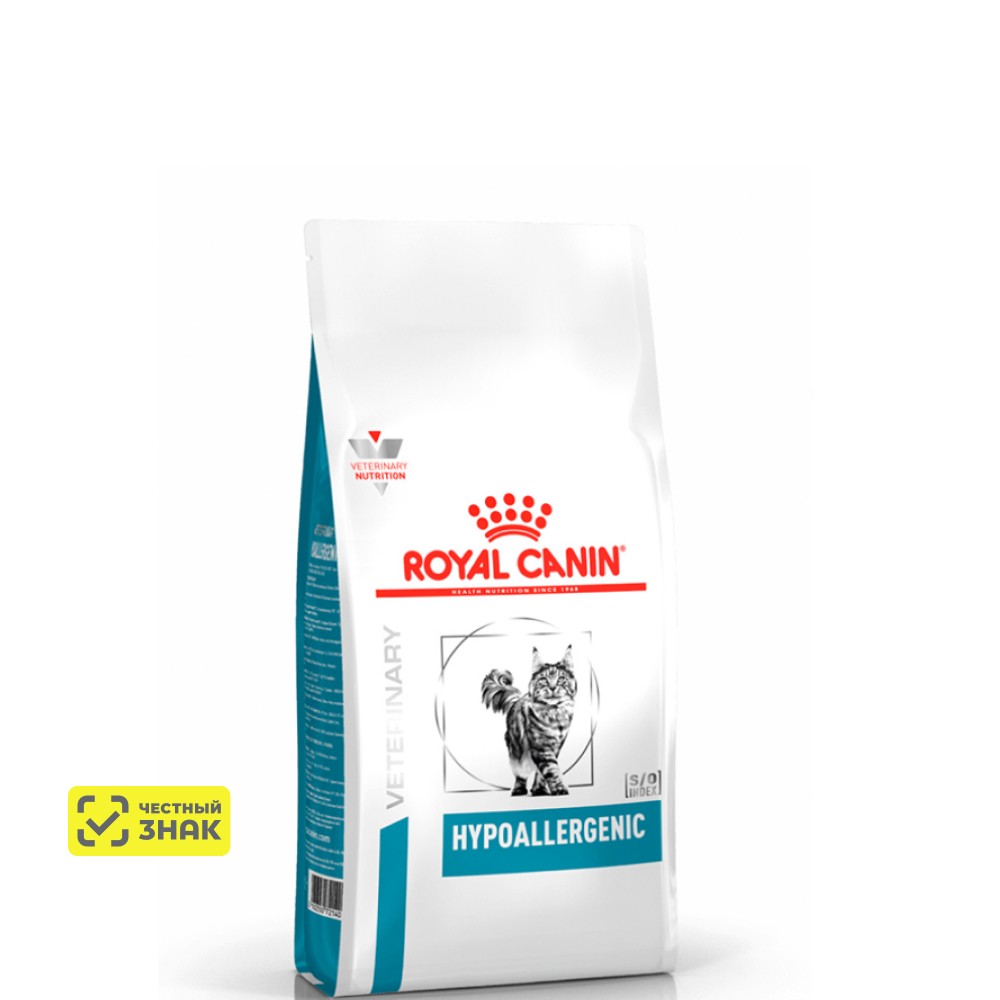 Royal Canin Hypoallergenic Сухой корм для кошек с пищевой аллергией, 350 гр. 1
