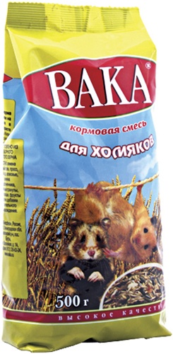 Корм для хомяков ВАКА, 500 г