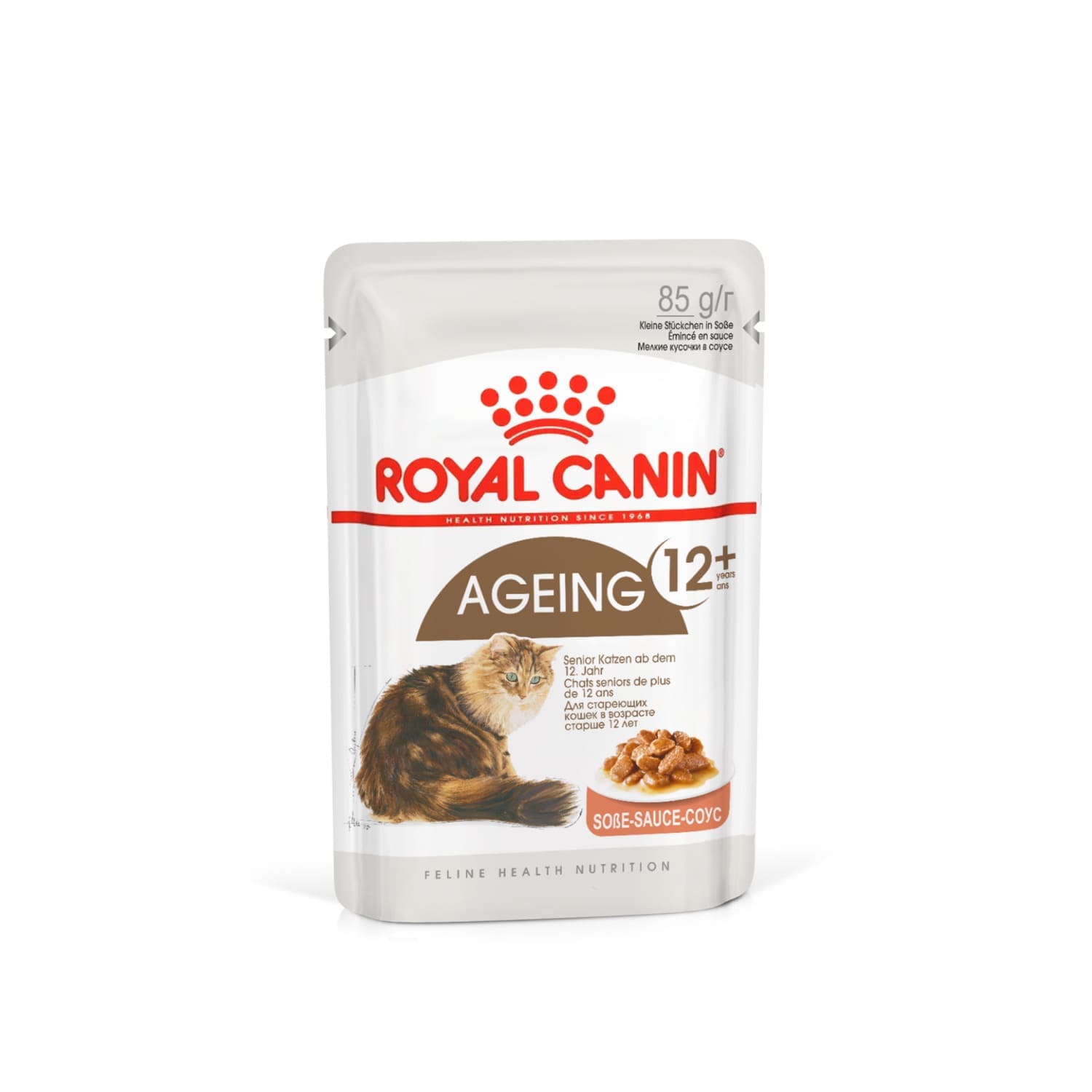 Влажный корм для стареющих кошек в возрасте старше 12 лет Royal Canin Ageing 12+ (Эйджинг 12+) Кусочки в cоусе 85 г 2