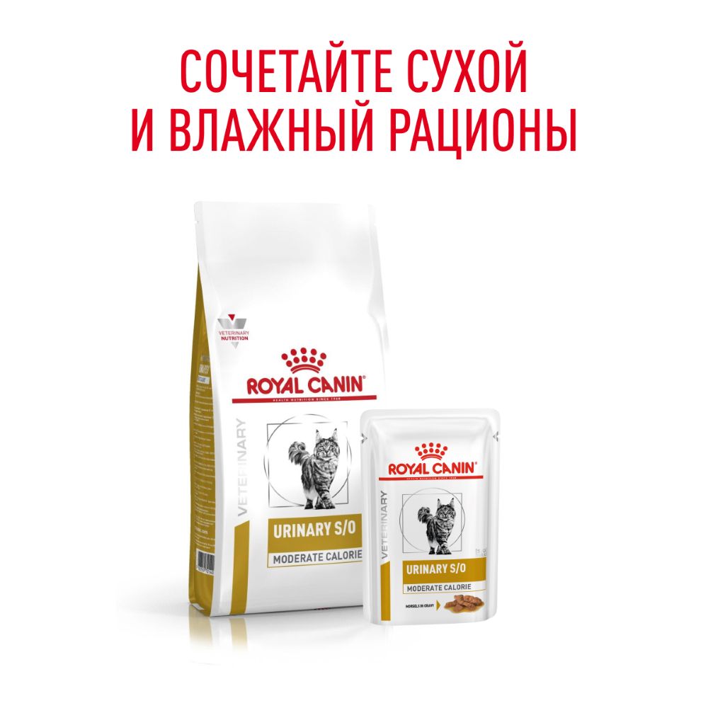Royal Canin Urinary S/O Влажный корм (пауч) для взрослых кошек склонных к набору лишнего веса, 85 гр. 9