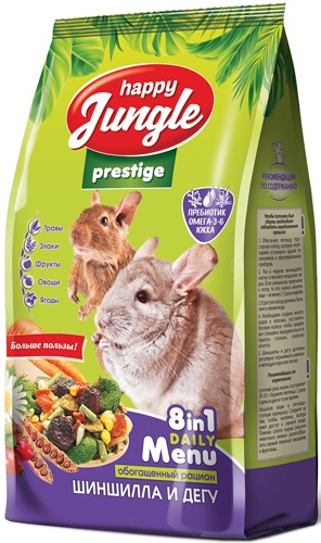 HAPPY JUNGLE ПРЕСТИЖ для шиншилл и дегу