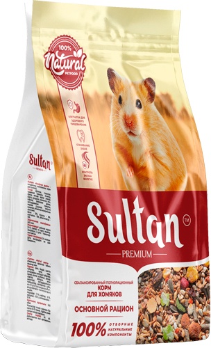Корм сухой для хомяков SULTAN Premium Основной рацион