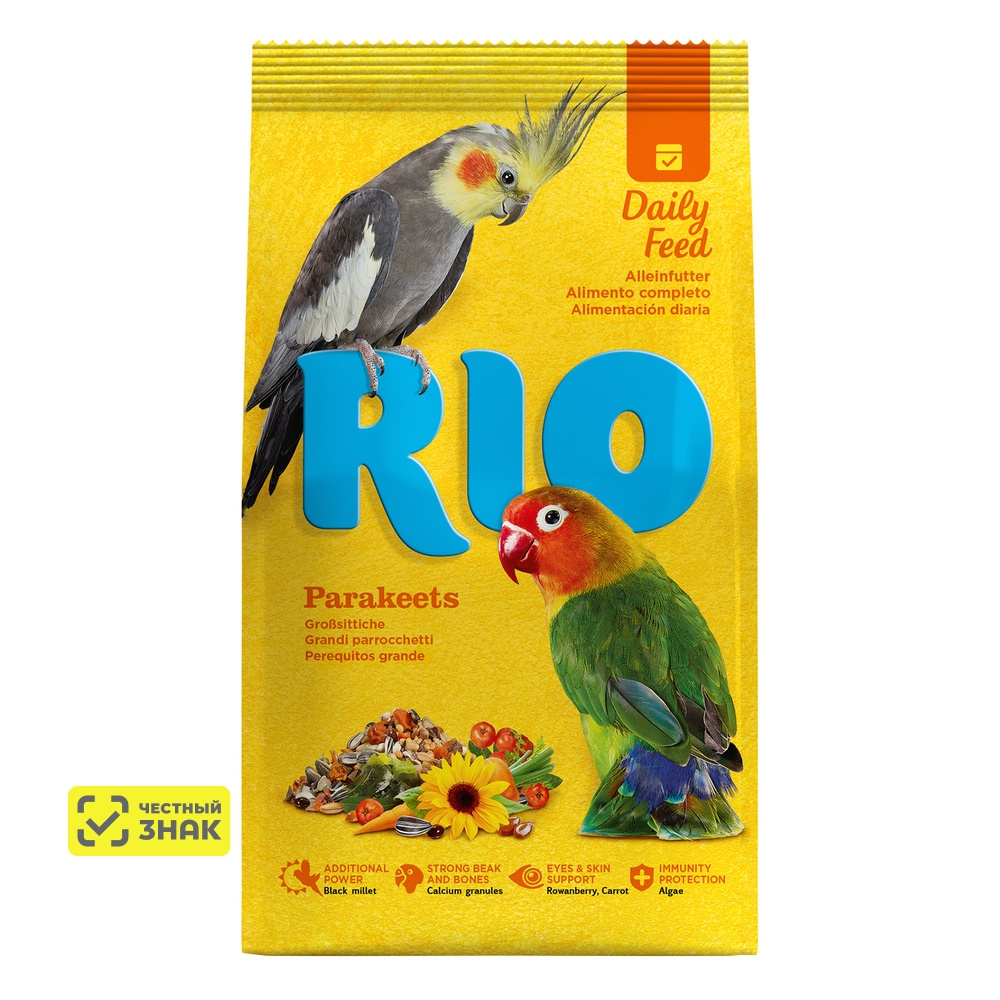 RIO Корм для средних попугаев, 500 гр. 1