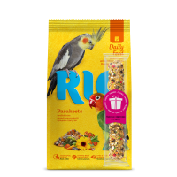 Корм для средних попугаев RIO, 1 кг + палочка