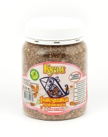 КУЗЯ Ракушка кормовая для птиц. ПЭТ-Банка 500г.1/12