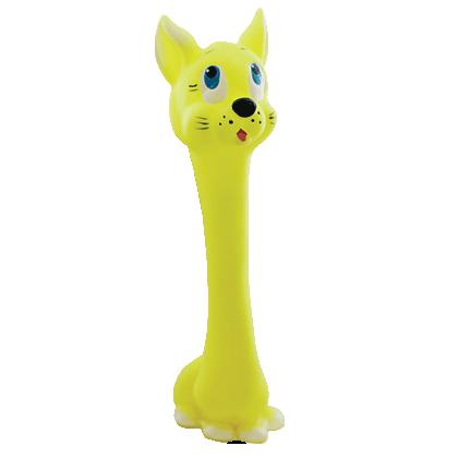Игрушка для собак Гантель Кошка 20см