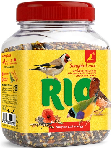 RIO SONGBIRD MIX лакомство для всех видов птиц смесь для стимулирования пения