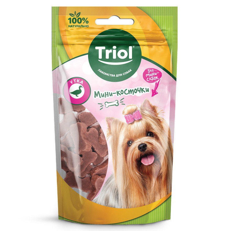 Triol Мини-косточки из утки д/мини-собак, 50г