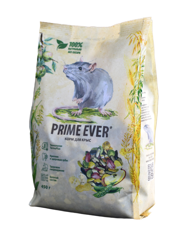 Prime Ever сухой корм для крыс - 450 г 2