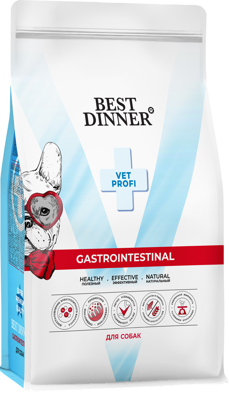 Best Dinner Vet Profi Gastrointestinal сухой корм для собак при проблемах пищеварения - 2 кг 5