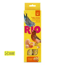RIO Лакомство Палочки с яйцом и ракушечником для всех видов птиц, 2х40 гр. 4