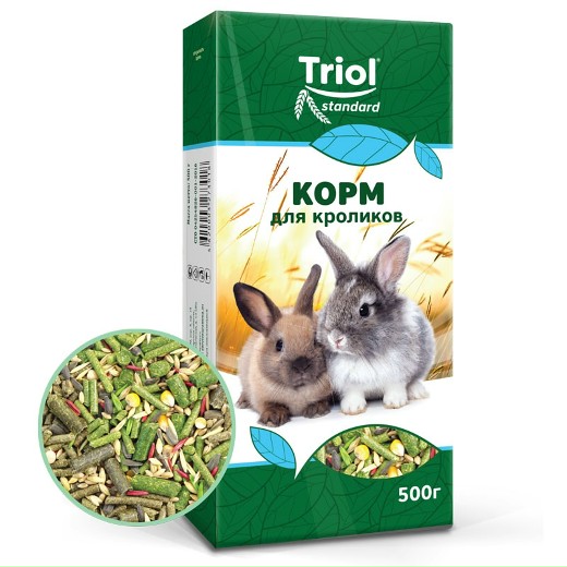 TRIOL STANDARD корм для кроликов (500 гр)