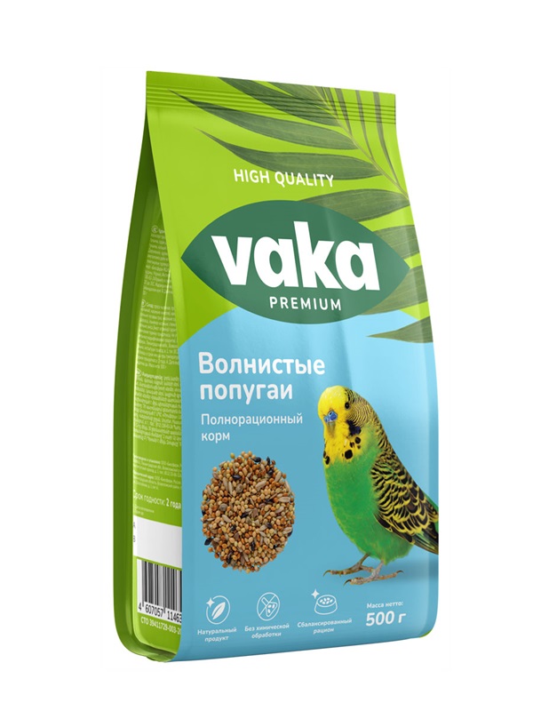 VAKA PREMIUM HIGH QUALITY корм для волнистых попугаев