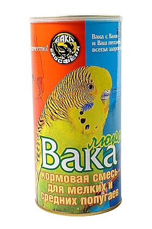Корм для мелких и средних попугаев ВАКА Люкс, 1 кг