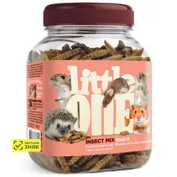 Little One Лакомство для всеядных грызунов Смесь насекомых, 75 г 2