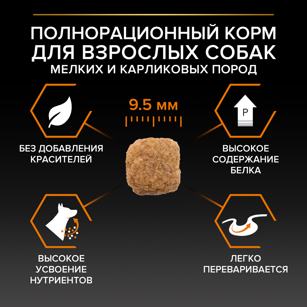 PRO PLAN® Everyday Nutrition Сухой корм для взрослых собак мелких и карликовых пород, с курицей, 7 кг 7