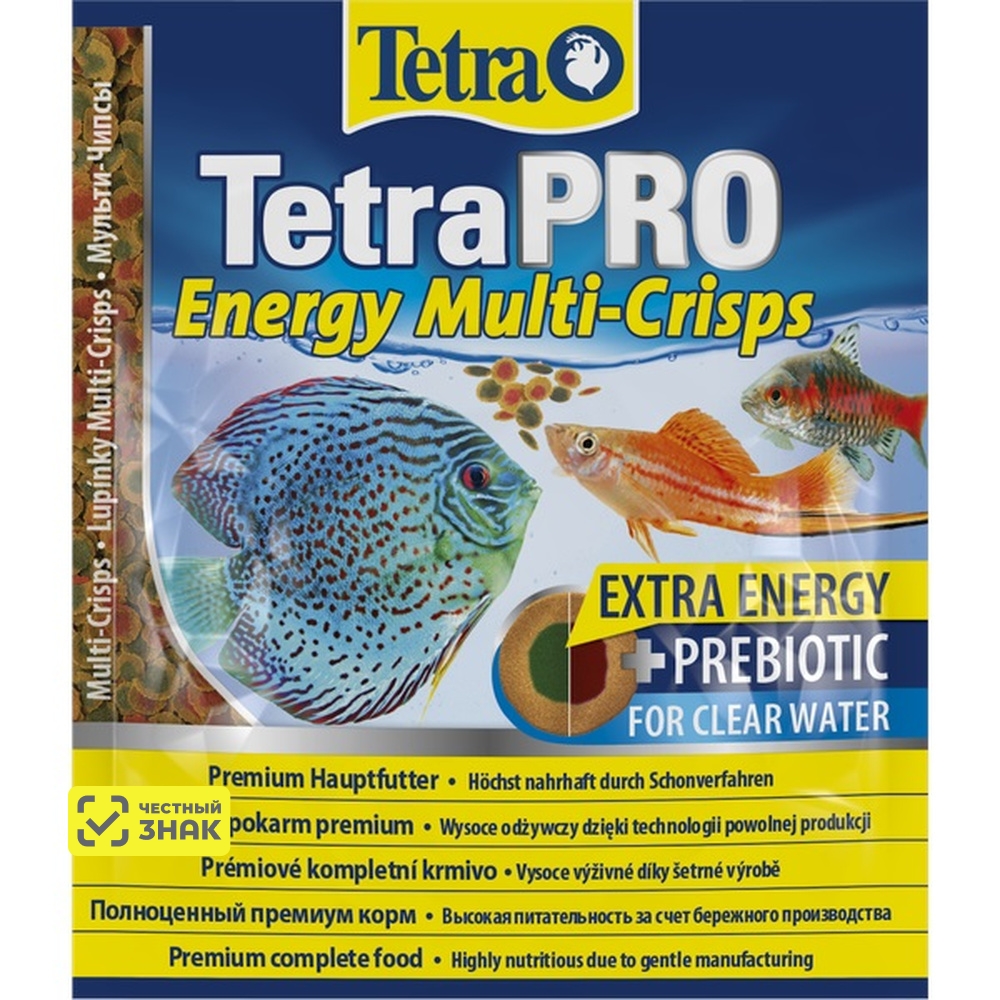 TETRA PRO ENERGY корм чипсы для всех видов рыб для дополнительной энергии (12 гр) 2