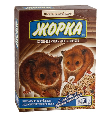 Жорка корм д/хомяков 450г