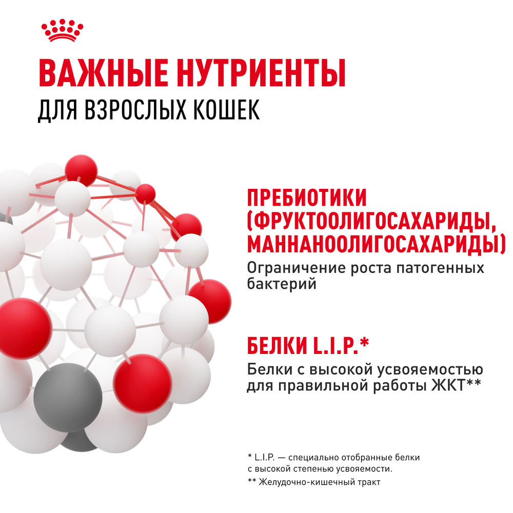 Royal Canin Digestive Care Сухой корм для взрослых кошек старше 1 года при чувствительной пищеварительной системе, 400 гр. 8