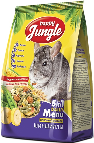 HAPPY JUNGLE для шиншилл (400 гр)