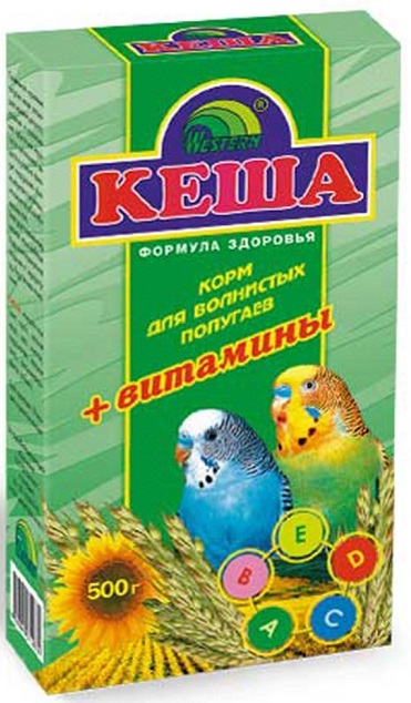 Корм Кеша для попугаев 500 г с витаминами