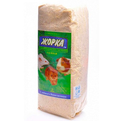 Опилки Жорка 3л Таежная подстилка для грызунов 