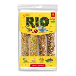 RIO Набор палочек (4х45 гр.) для волнистых попугайчиков и экзотов Новогодний 2