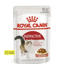 Royal Canin Instinctive Влажный корм для кошек в возрасте от 1 года до 7 лет, кусочки в соусе, 85 г 8