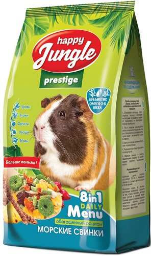 HAPPY JUNGLE ПРЕСТИЖ для морских свинок (500 гр)