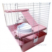 Клетка GC R2-2 для шиншилл 69 x 45 x 61 см розовая