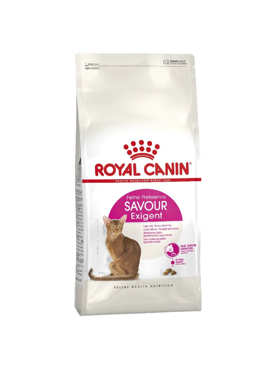 Сухой корм для взрослых привередливых кошек Royal Canin Savour Exigent 2 кг 2