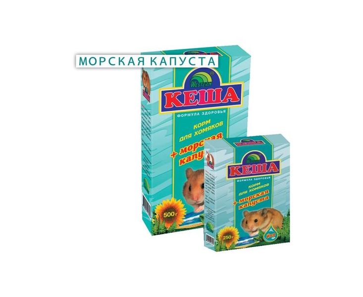 Корм Кеша для хомяков 500 г с морской капустой
