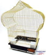 Клетка GC A102 для птиц 40 x 23 x 50 см, золото