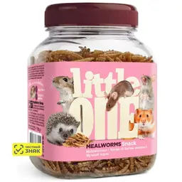 Little One Лакомство для всеядных грызунов Мучной червь, 70 г 2