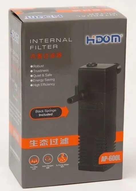 Фильтр Hidom AP-600L 4 Вт, 300 л/ч, до 60 литров, с регулятором, дождиком и аэратором