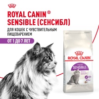 Сухой корм ROYAL CANIN Sensible 33 для взрослых кошек с чувствительным пищеварением 400 г