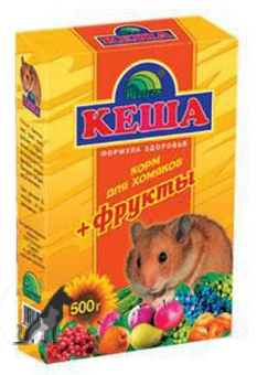 Корм Кеша для хомяков 500 г с фруктами