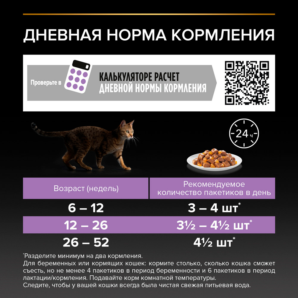PRO PLAN® Healthy Start Влажный корм (пауч) для котят, с курицей в желе, 85 гр. 6