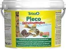 Корм для крупных донных рыб Tetra Pleco Spirulina Wafers