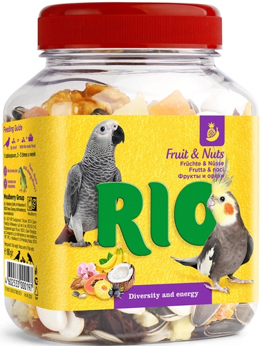 RIO Лакомство для птиц Фруктово-ореховая смесь 160 г 3