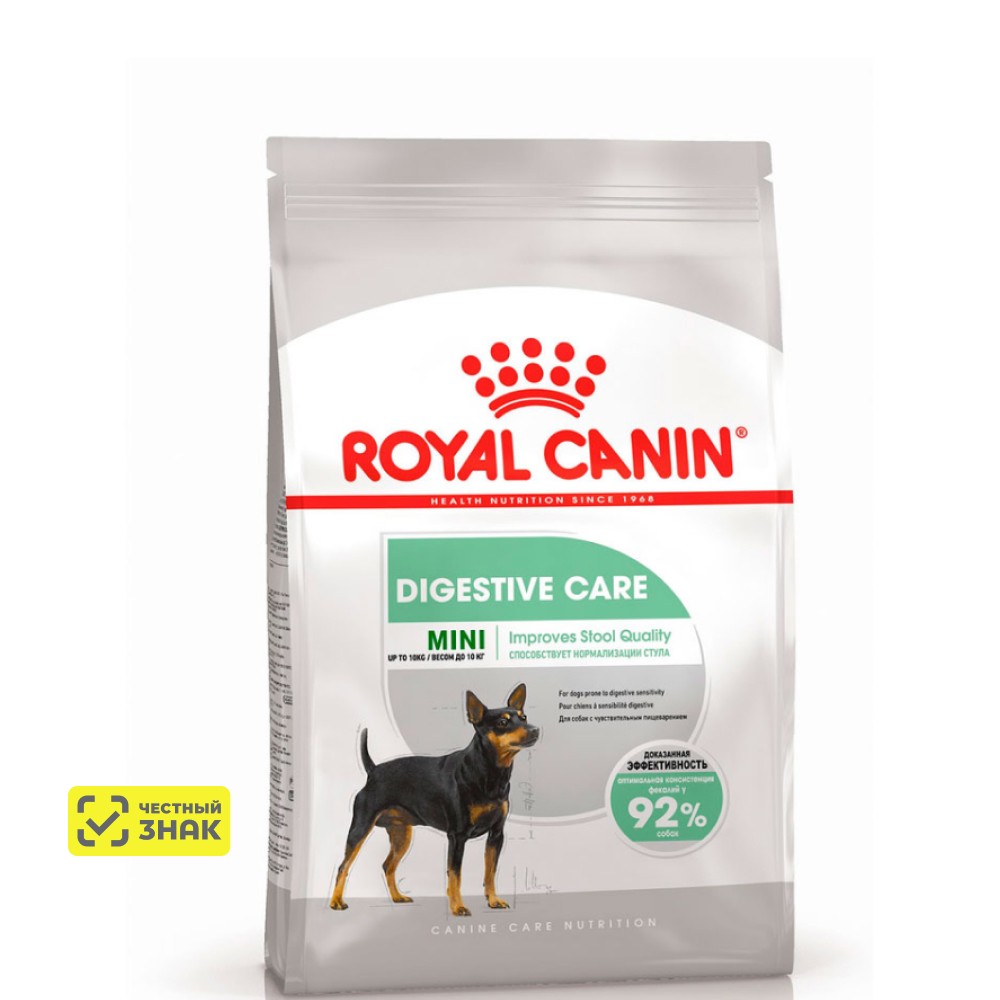 Royal Canin Mini Digestive Care Сухой корм для собак маленьких пород с чувствительным пищеварением, 1 кг 1