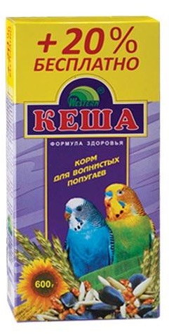Корм Кеша для попугаев 600 г