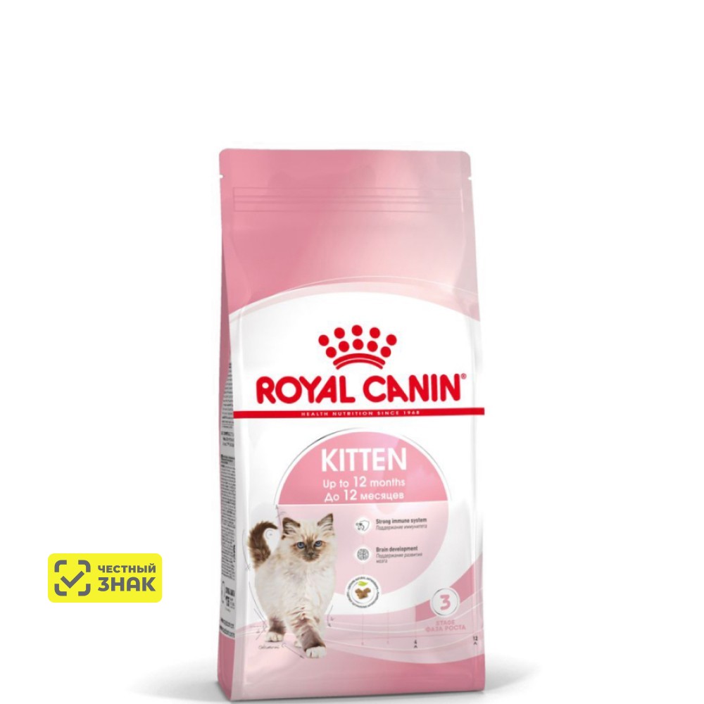 Royal Canin Kitten 36 Second Age Сухой корм для котят в возрасте от 4 до 12 месяцев, 300 гр. 1