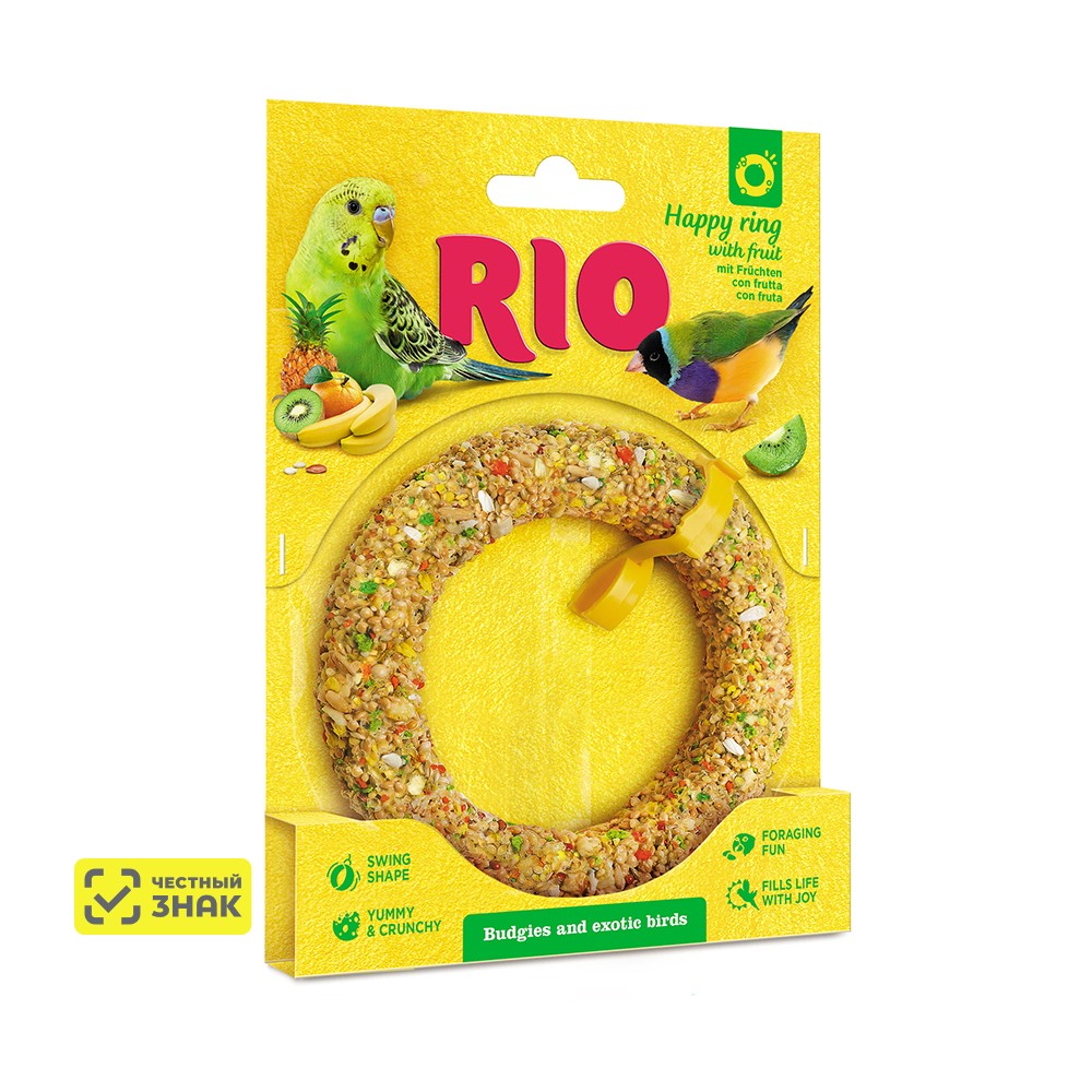 RIO Лакомство-колечко для волнистых попугаев и экзотов